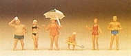 Familjen Krause på stranden