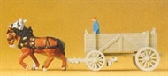 Hästar med vagn