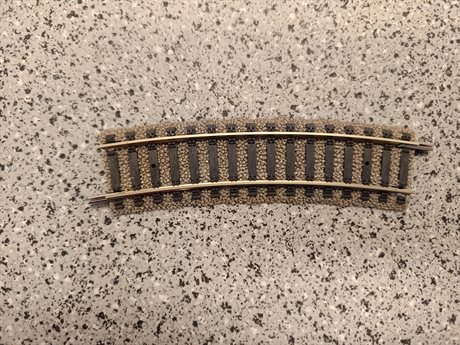 Kurvspår R356,5mm 18grader