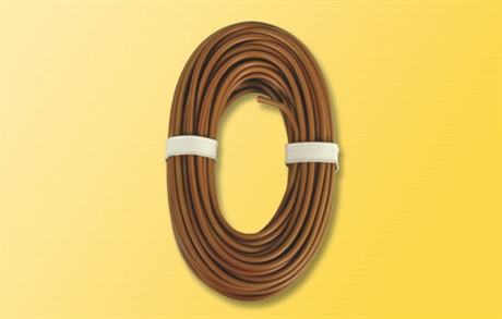 Kabel 10 m. brun 0,75 mm2