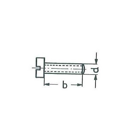 Cylinderskruv M2x12 mm, 1 st