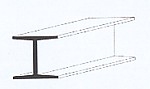 H-balk 2,5 x 2,5mm