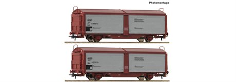 2-delat set: Skjuttak/skjutväggsvagnar, SJ